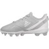 imageadidas Boys Icon 7 Md Baseball ShoeTeam Light GreyWhiteSilver Metallic