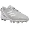 imageadidas Boys Icon 7 Md Baseball ShoeTeam Light GreyWhiteSilver Metallic