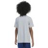 imageadidas Boys Short Sleeve Graphic TShirtHeather Gray Adidas Sports