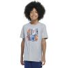imageadidas Boys Short Sleeve Graphic TShirtHeather Gray Adidas Sports
