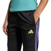 imageadidas Boys Tiro 25 Essentials Training PantsBlackPurple RushLucid Lemon