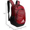 imageadidas Defender Sports Backpack with Shoe Compartment Soccer Bag Jersey Onix GreyBlack One SizeTeam Power Red