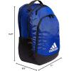 imageadidas Defender Sports Backpack with Shoe Compartment Soccer Bag Jersey Onix GreyBlack One SizeTeam Royal Blue