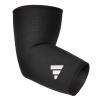 imageadidas Elbow Support Sleeve  Seamless and Smooth Elbow Support for Training Competitions and General Fitness  Ergonomic Design Nylon Trim  Durable ampamp Breathable  Black Red Logo Largeadidas Elbow Support