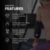 imageadidas Elbow Support Sleeve  Seamless and Smooth Elbow Support for Training Competitions and General Fitness  Ergonomic Design Nylon Trim  Durable ampamp Breathable  Black Red Logo Largeadidas Elbow Support