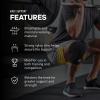 imageadidas Elbow Support Sleeve  Seamless and Smooth Elbow Support for Training Competitions and General Fitness  Ergonomic Design Nylon Trim  Durable ampamp Breathable  Black Red Logo Largeadidas Knee Support
