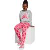 imageadidas Girls Disney Minnie Mouse Jogger SetMedium Grey HeatherPink FusionPure Ruby
