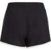 imageadidas Girls Elastic Waistband Retro Woven Gym ShortsBlack