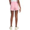 imageadidas Girls Elastic Waistband Retro Woven Gym ShortsBliss Pink