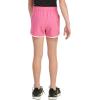imageadidas Girls Elastic Waistband Retro Woven Gym ShortsDark Pink