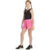 imageadidas Girls Elastic Waistband Retro Woven Gym ShortsDark Pink