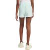 imageadidas Girls Elastic Waistband Retro Woven Gym ShortsSemi Flash Aqua