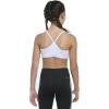 imageadidas Girls Padded Y Back Sports BraWhite