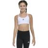 imageadidas Girls Padded Y Back Sports BraWhite