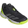 imageadidas Kids Courtflash Tennis SneakerCarbonIron MetallicLucid Lemon