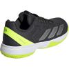 imageadidas Kids Courtflash Tennis SneakerCarbonIron MetallicLucid Lemon