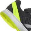 imageadidas Kids Courtflash Tennis SneakerCarbonIron MetallicLucid Lemon