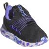 imageadidas Kids Lite Racer Adapt 70 SneakersBlackClear PinkCobalt Blue
