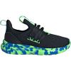 imageadidas Kids Lite Racer Adapt 70 SneakersBlackLime BurstBright Royal