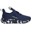 imageadidas Kids Lite Racer Adapt 70 SneakersDark BlueWhitePulse Lime