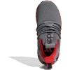imageadidas Kids Lite Racer Adapt 70 SneakersGreySolar RedGrey