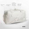 imageadidas Lounge Premium Sport Duffel Bag for Travel and GymAlumina Beige