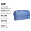 imageadidas Lounge Premium Sport Duffel Bag for Travel and GymBlue Fusion