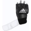imageadidas MMA Grappling Hook ampamp Loop MMA Training Gloves  for Men Women Unisex  Gloves with Open Palm for MMA Boxing Kickboxing Training ampamp FitnessBlackWhite
