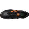 imageadidas Mens Adizero Afterburner 8 CleatsBlackTeam OrangeSilver Metallic