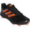 imageadidas Mens Adizero Afterburner 8 CleatsBlackTeam OrangeSilver Metallic