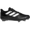 imageadidas Mens Adizero Afterburner 8 CleatsCore BlackCloud WhiteCloud White