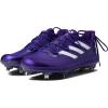 imageadidas Mens Adizero Afterburner 8 CleatsTeam Collegiate PurpleWhiteWhite