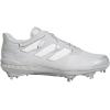 imageadidas Mens Adizero Afterburner 8 CleatsTeam Light GreyWhiteSilver Metallic