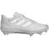 imageadidas Mens Adizero Afterburner 8 CleatsTeam Light GreyWhiteSilver Metallic