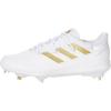 imageadidas Mens Adizero Afterburner 8 CleatsWhiteGold MetallicWhite