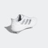 imageadidas Mens Adizero Afterburner 8 CleatsWhiteSilver MetallicTeam Light Grey