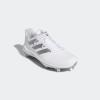 imageadidas Mens Adizero Afterburner 8 CleatsWhiteSilver MetallicTeam Light Grey