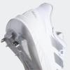 imageadidas Mens Adizero Afterburner 8 CleatsWhiteSilver MetallicTeam Light Grey