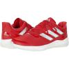 imageadidas Mens Adizero Afterburner 8 Turf Baseball ShoeTeam Collegiate RedSilver MetallicWhite