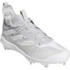 imageadidas Mens Adizero Afterburner Nwv Cleats SneakerTeam Light GreyWhiteWhite