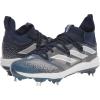 imageadidas Mens Adizero Afterburner Nwv Cleats SneakerTeam Navy BlueWhiteWonder Steel