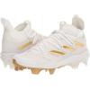 imageadidas Mens Adizero Afterburner Nwv Cleats SneakerWhiteGold MetallicGold Metallic