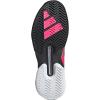 imageadidas Mens Adizero Ubersonic 5 Tennis SneakerLucid PinkSilver MetallicBlack