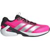imageadidas Mens Adizero Ubersonic 5 Tennis SneakerLucid PinkSilver MetallicBlack