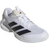 imageadidas Mens Adizero Ubersonic 5 Tennis SneakerWhiteBlackSilver Metallic
