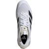 imageadidas Mens Adizero Ubersonic 5 Tennis SneakerWhiteBlackSilver Metallic