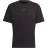 imageadidas Mens Aeroready Yoga TeeBlackGrey