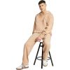 imageadidas Mens All Szn WaffleKnit Loose Open Hem PantsWarm Sandstone