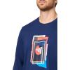 imageadidas Mens Beyond Graphic Long Sleeve TShirtDark Blue