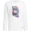imageadidas Mens Beyond Graphic Long Sleeve TShirtWhite